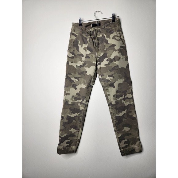 Kut From The Kloth Reese Camo Ankle Straight Leg Utility Pants Size 4 - Picture 1 of 8